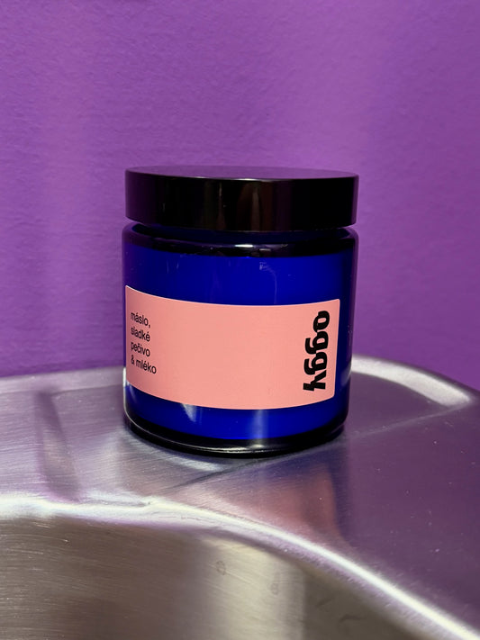 Máslo, sladké pečivo & mléko