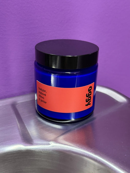 Badyán, dubové dřevo & jantar