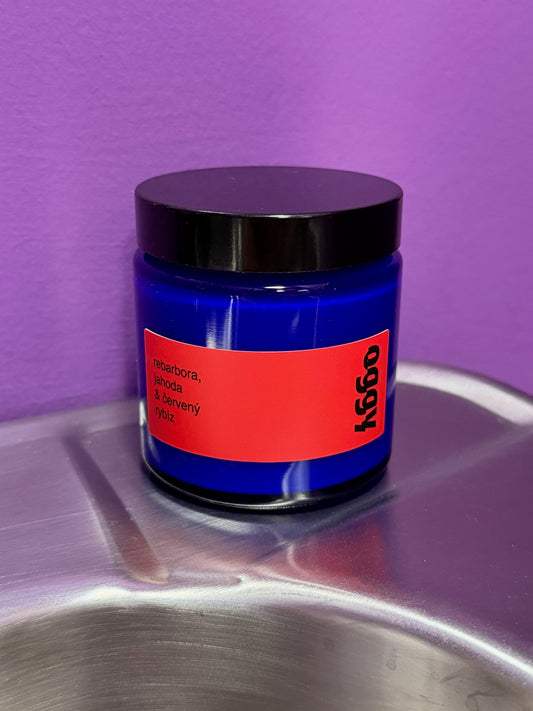 Rebarbora, jahoda & červený rybíz