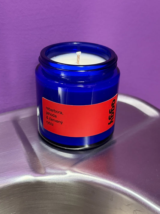 Rebarbora, jahoda & červený rybíz