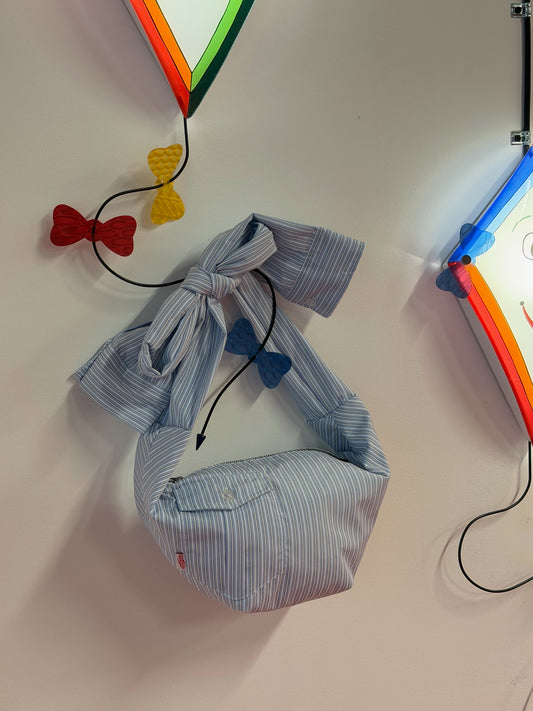 Shirtsleeve Bag Mini Stripe