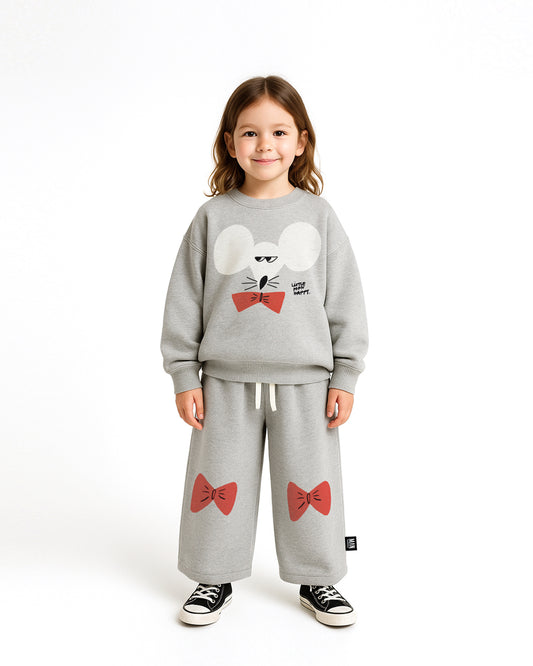 Bow Pants Grey