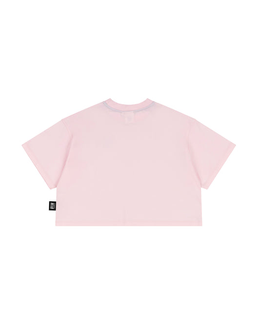 Smile Boxy T-Shirt Pink