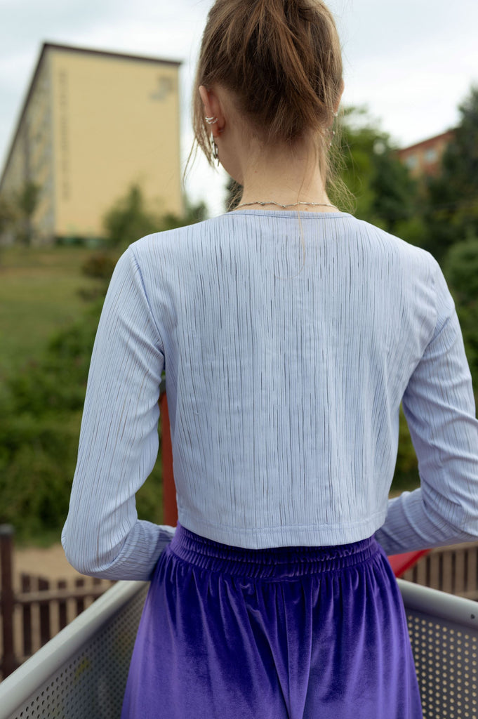 naked long sleeve top heather plum