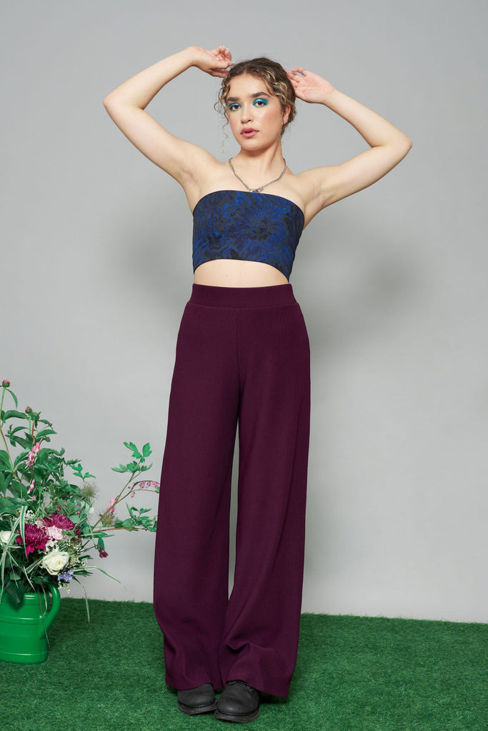 Soft pleasure purple kalhoty