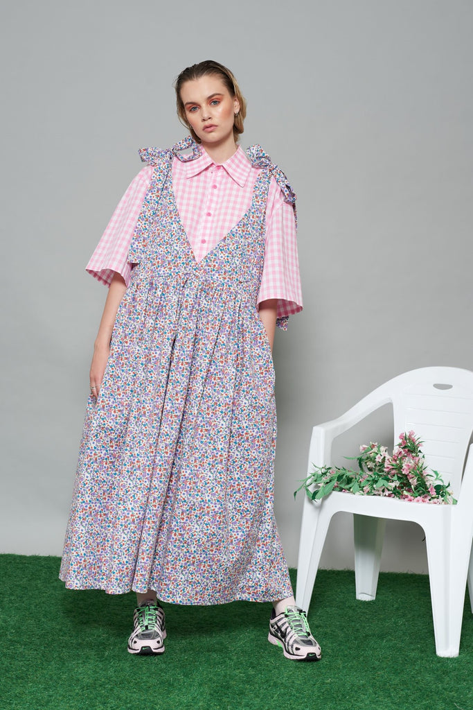 Maxi oversized blooming šaty