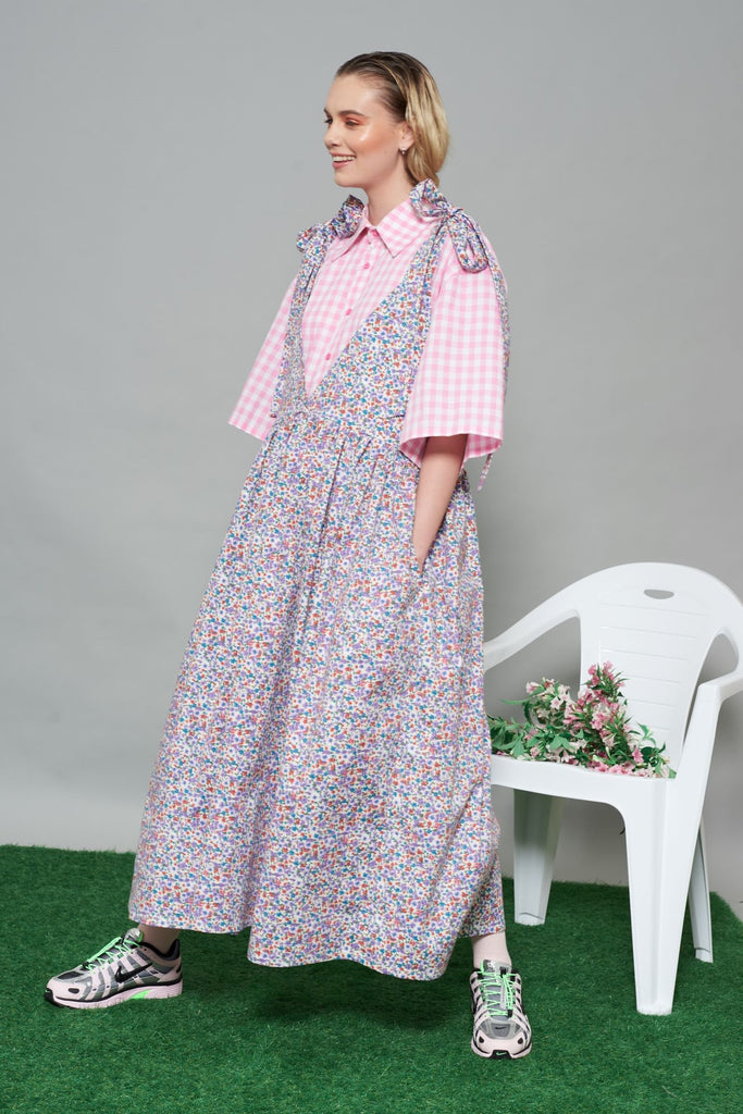 Maxi oversized blooming šaty