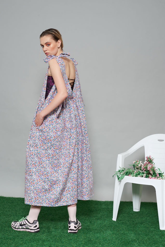 Maxi oversized blooming šaty